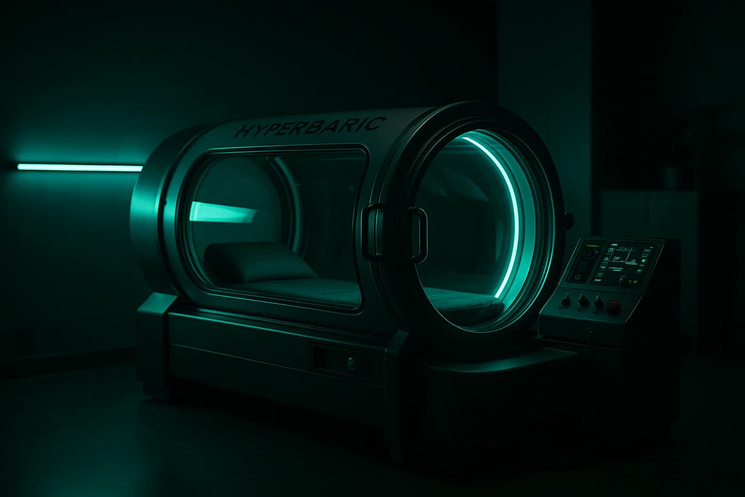 Hyperbaric chamber in a wellness clinic